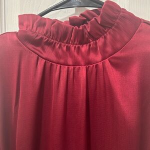 NWT Tyche M Sleeveless Dress Maroon